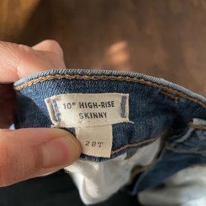 Madewell high rise skinny